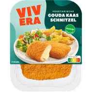 Foto van Vivera Gouda kaasschnitzel 2 st.