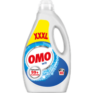 Omo Vloeibaar wasmiddel wit 100 wasbeurten Foto van Omo Vloeibaar wasmiddel wit 100 wasbeurten