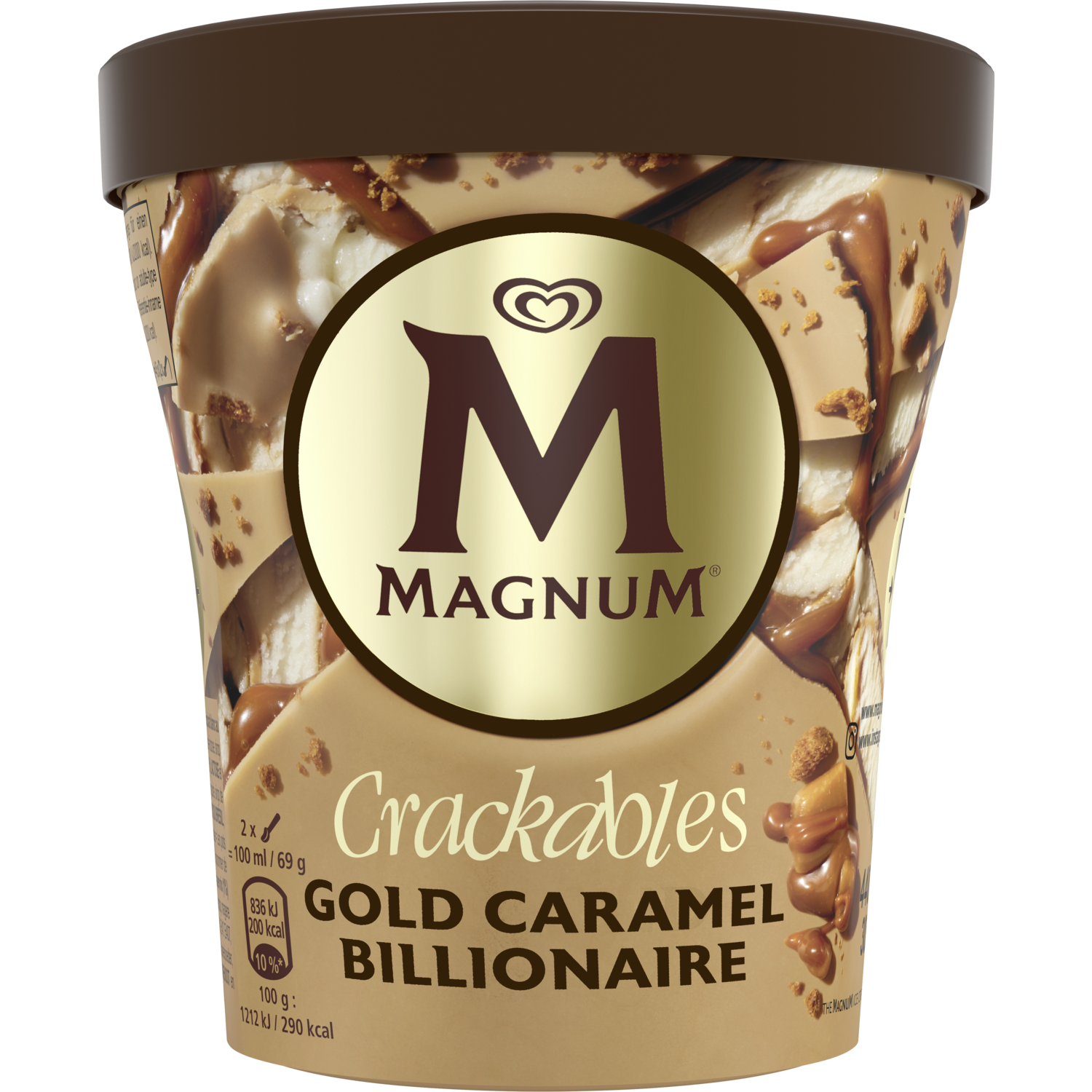 Ola Magnum pint double caramel billionaire