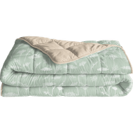 Bedrukt zomerdeken 240x200cm met kussenslopen ass. Foto van Bedrukt zomerdeken 240x200cm met kussenslopen ass.