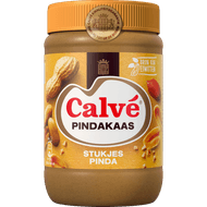 Foto van Calvé Pindakaas met stukjes pinda
