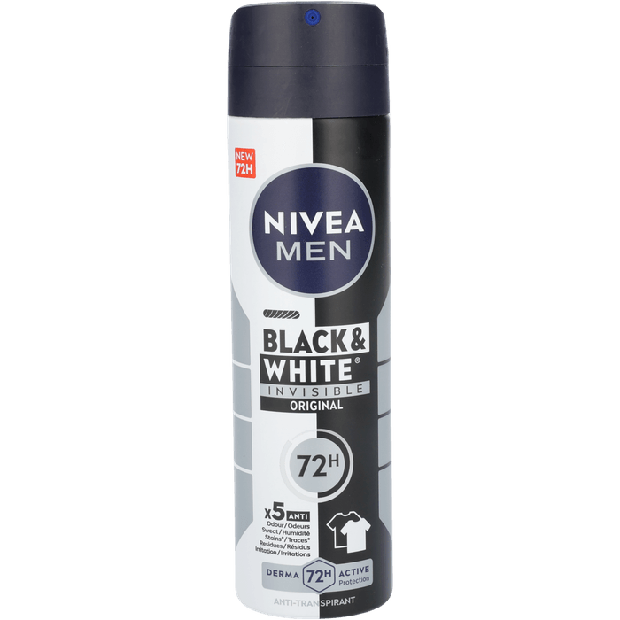 Nivea Deospray men invisible black & white