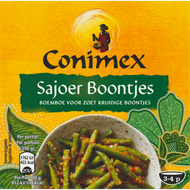 Foto van Conimex Boemboe sajoer boontjes
