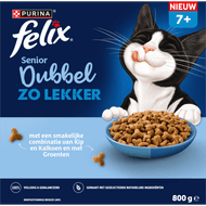 Foto van Felix Kattenvoer droog senior dubbel zo lekker