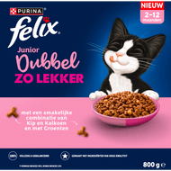 Foto van Felix Kattenvoer droog junior dubbel zo lekker