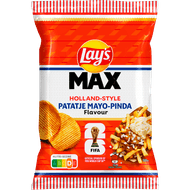 Foto van Lay's Ribbelchips max holland patatje pinda mayo