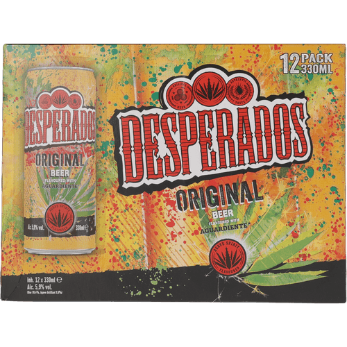 Desperados Bier regular 12st.