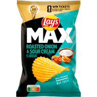 Foto van Lay's Chips max roasted onion & sour cream