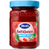 Hero Jam 40% minder zoet aardbei Foto van Hero Jam 40% minder zoet aardbei