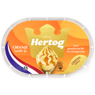 Hertog Ijs oranje vanille Foto van Hertog Ijs oranje vanille