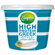 Foto van Campina High protein greek yoghurt 1.5% fat