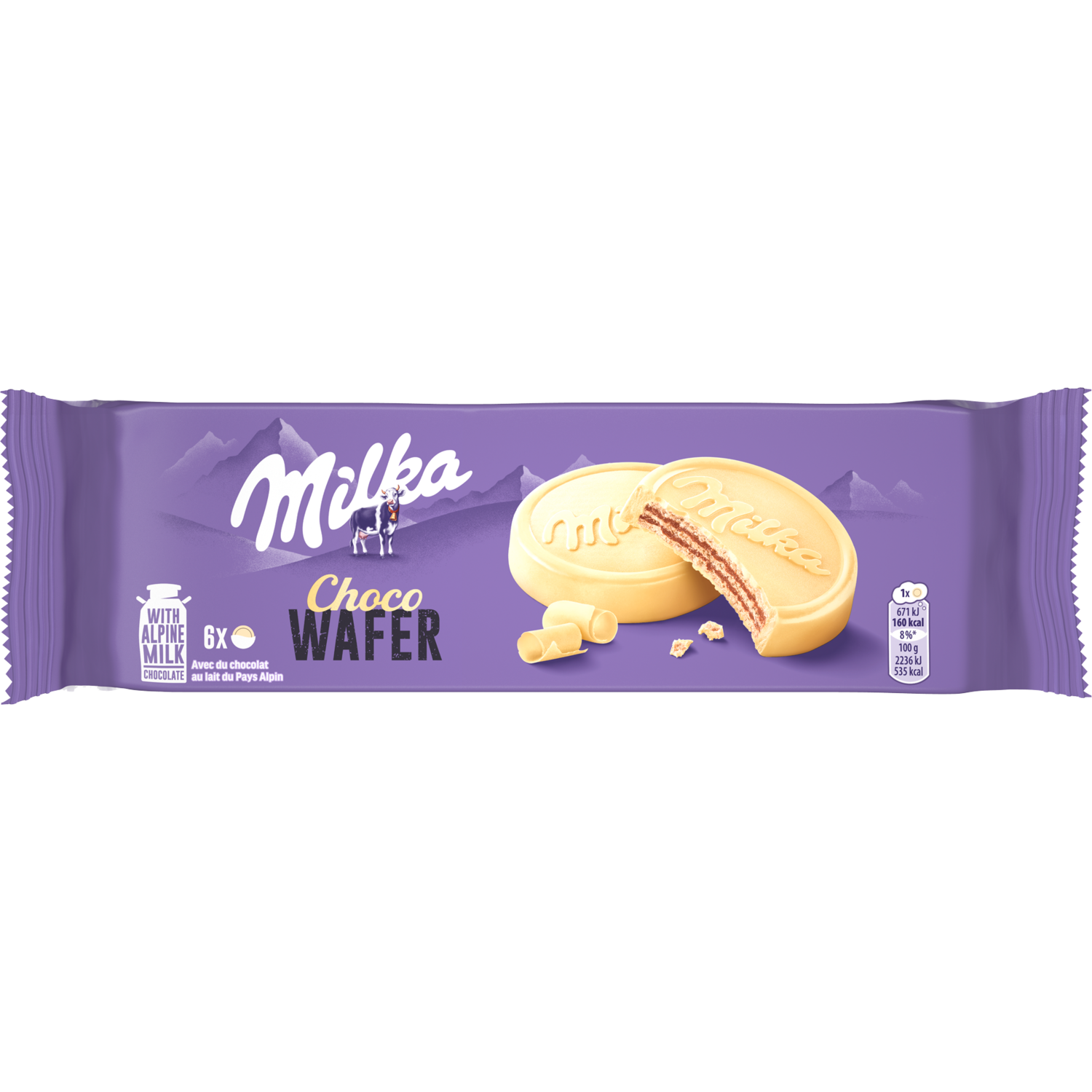 Milka Chocowafel wit