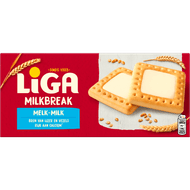 Liga Milkbreak melk 6 x 2 stuks Foto van Liga Milkbreak melk 6 x 2 stuks