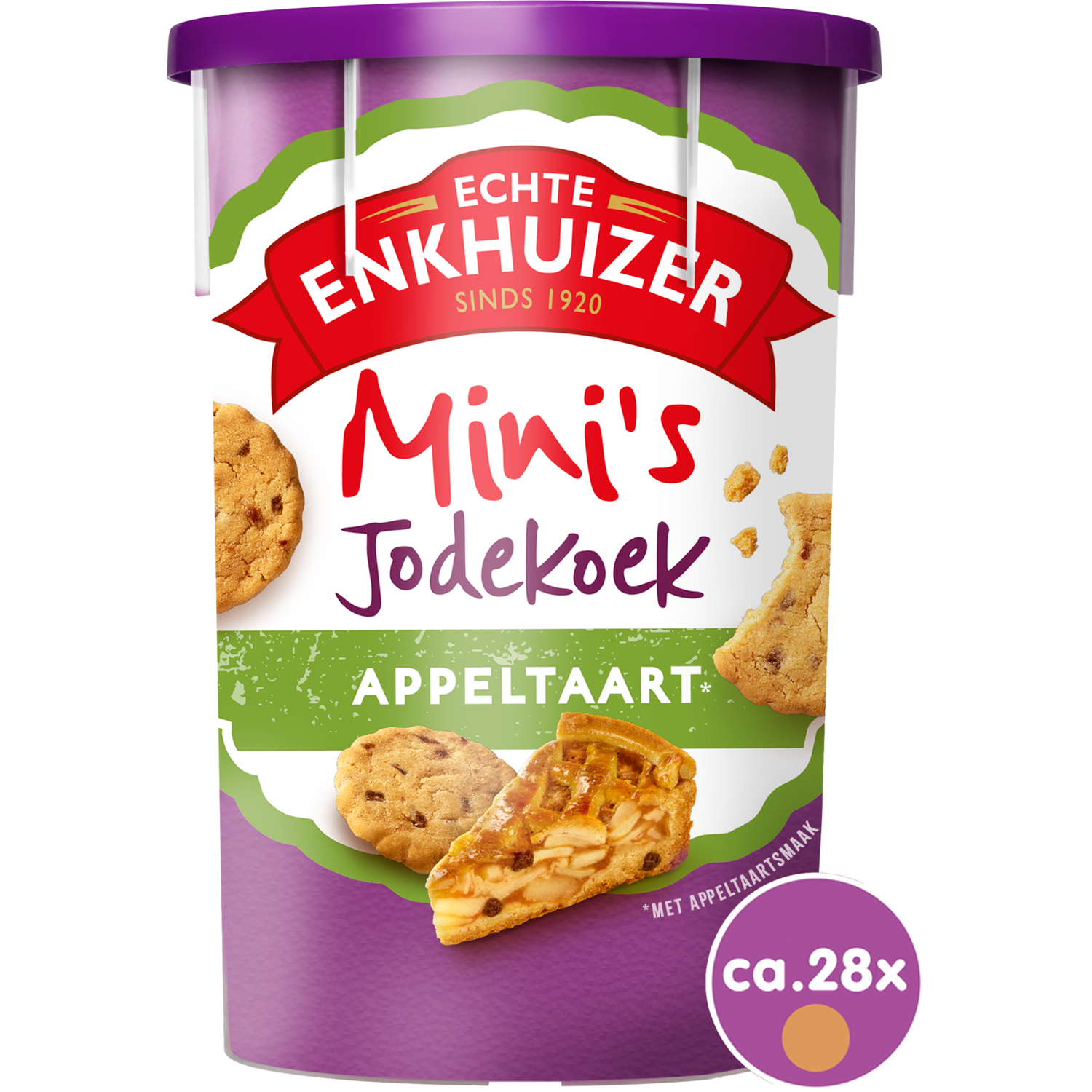 Echte Enkhuizer Mini jodenkoek appeltaart