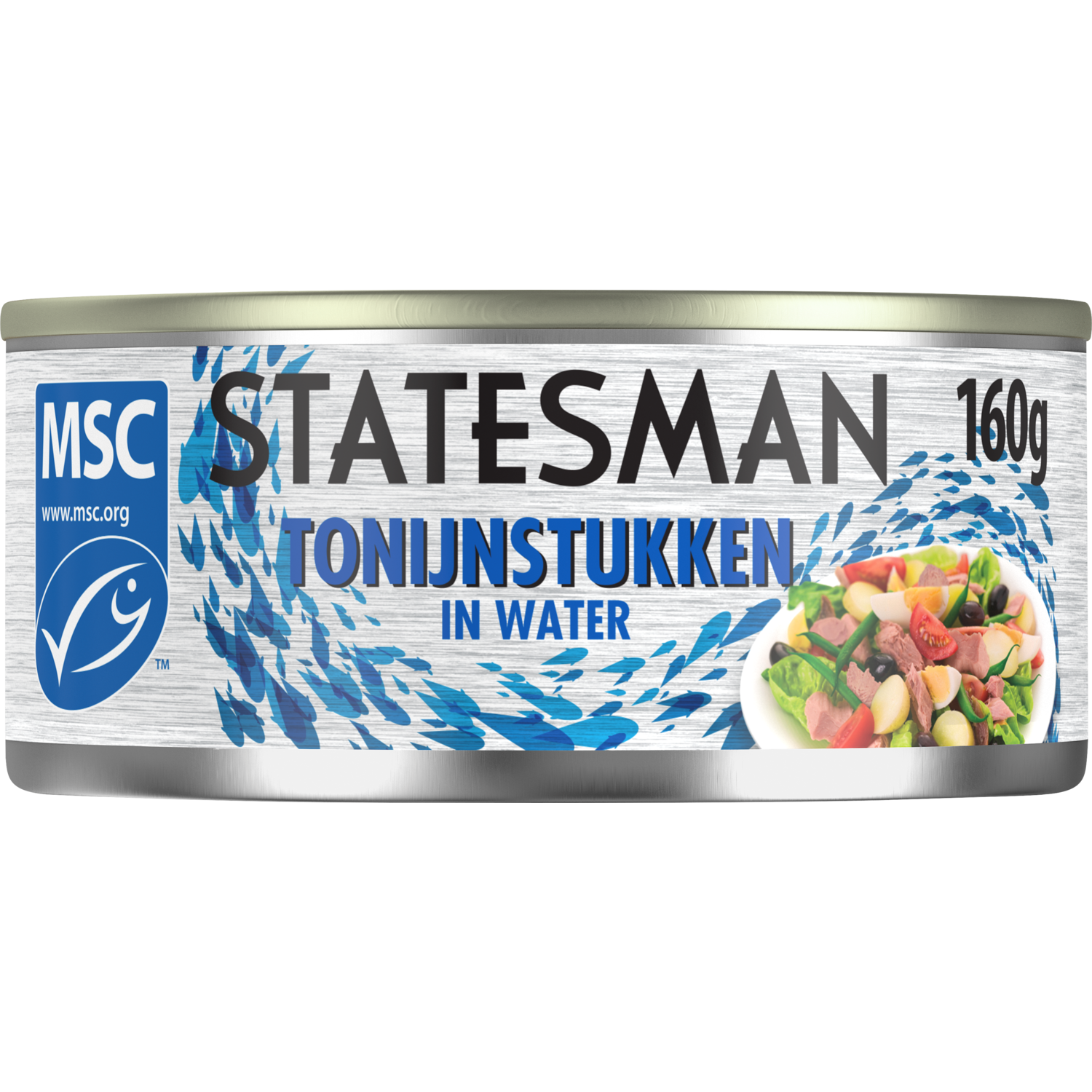 Statesman Tonijnstukken in water