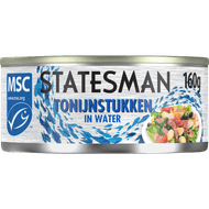 Foto van Statesman Tonijnstukken in water