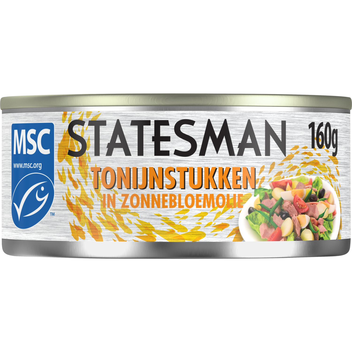 Statesman Tonijnstukken in zonnebloemolie