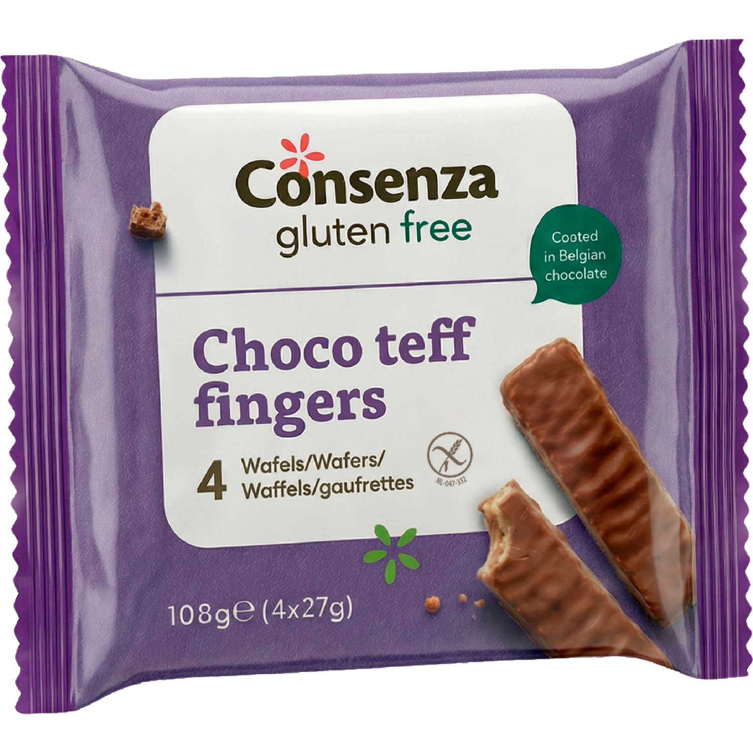 Consenza Choco fingers 4 st.