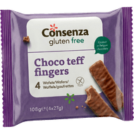 Foto van Consenza Choco fingers 4 st.