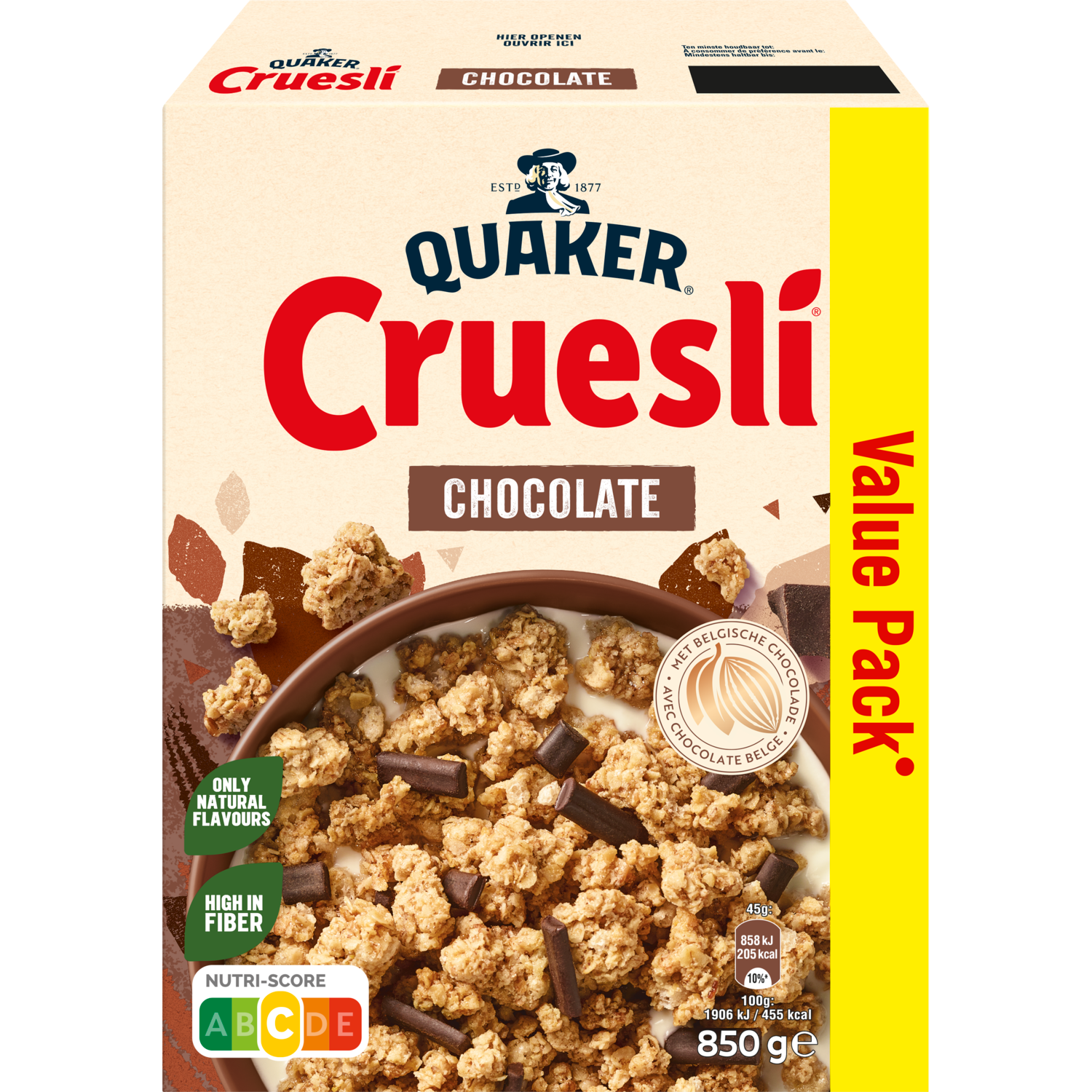 Quaker Cruesli chocolate