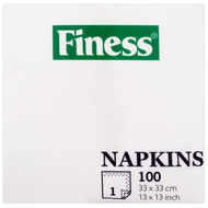 Finess Servetten enkellaags Foto van Finess Servetten enkellaags