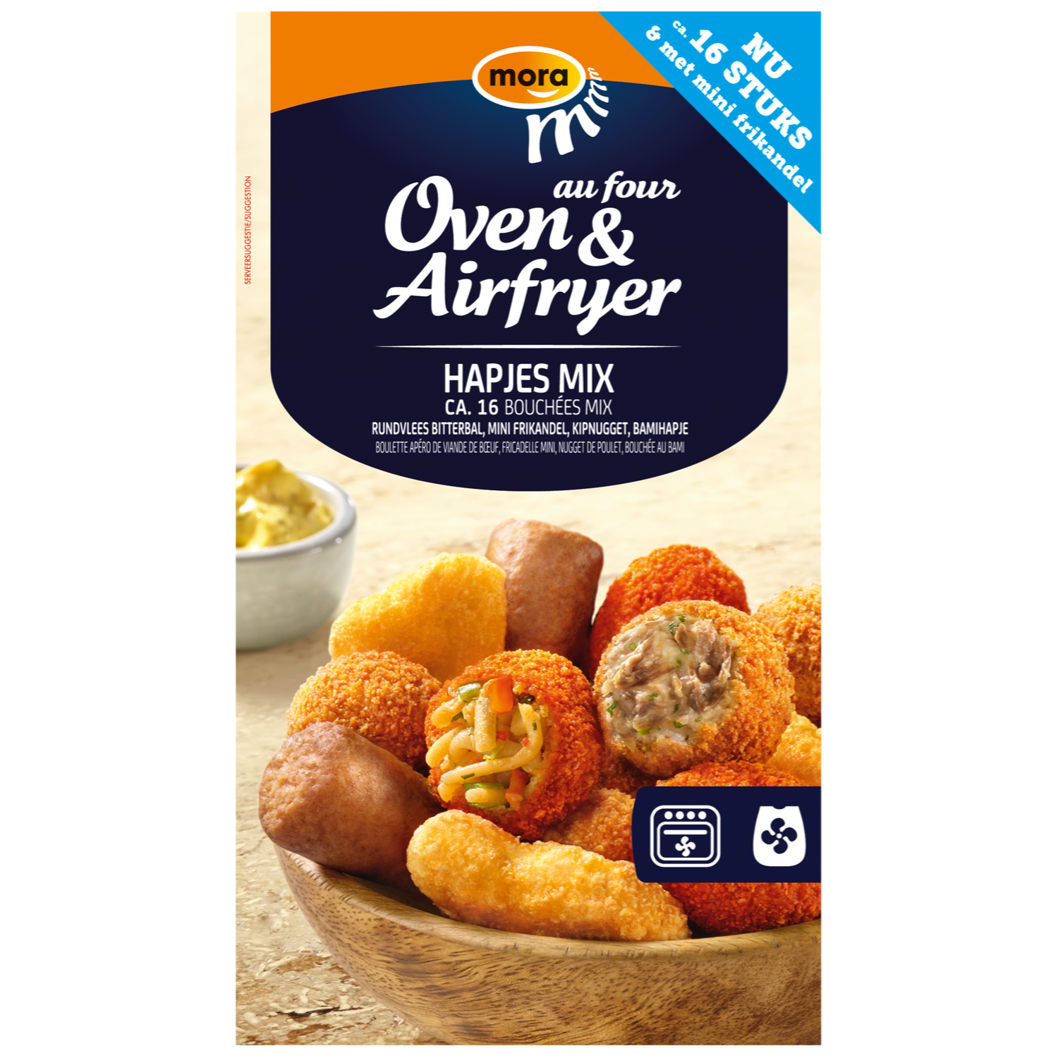 Mora Oven hapjes mix 16 stuks