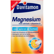 Davitamon Magnesium tabletten voor spieren en botten 42 stuks