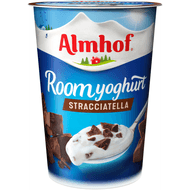 Almhof Roomyoghurt stracciatella Foto van Almhof Roomyoghurt stracciatella