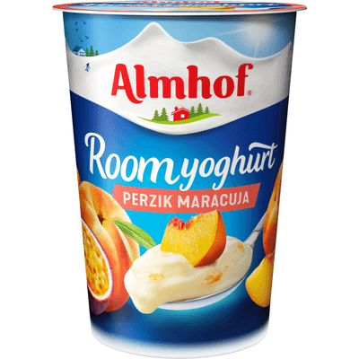 Almhof Roomyoghurt perzik maracuja