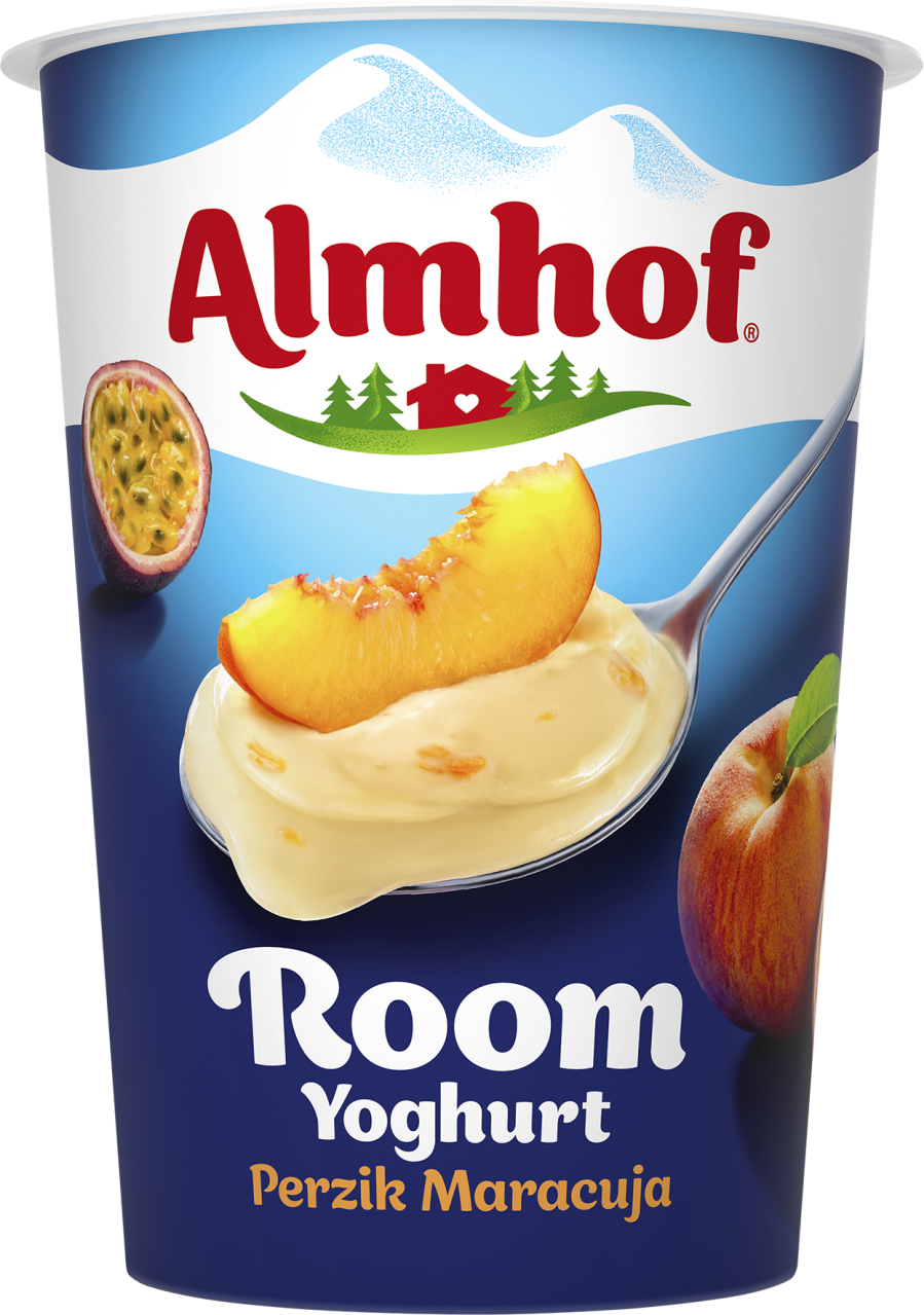 Almhof Roomyoghurt perzik - maracuja