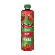 Raak Limonadesiroop aardbei Foto van Raak Limonadesiroop aardbei