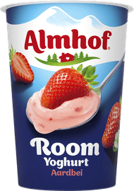 Foto van Almhof Roomyoghurt aardbei