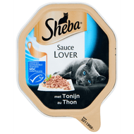 Sheba Kattenvoer sauce lover met tonijn Foto van Sheba Kattenvoer sauce lover met tonijn