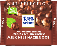 Ritter Sport Melk hazelnoot Foto van Ritter Sport Melk hazelnoot