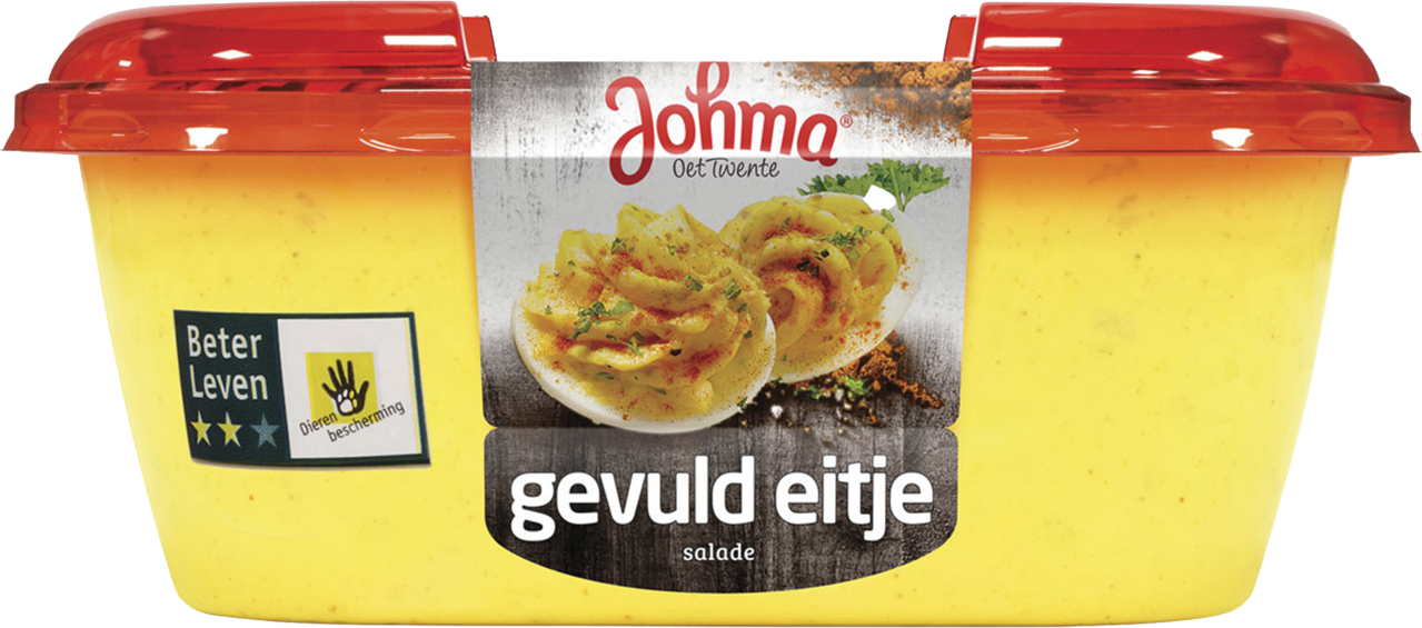 Johma Gevuld eitje salade