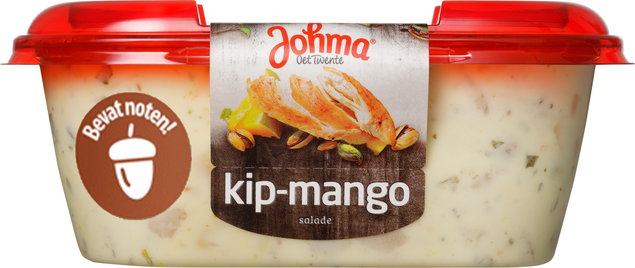 Johma Kip mango pistachenootje salade