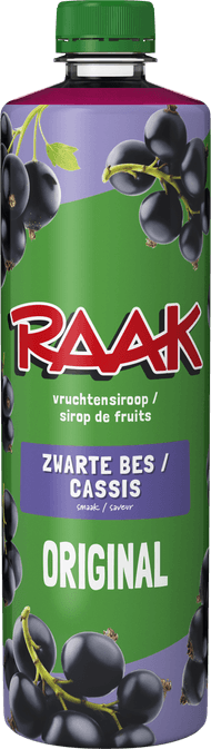 Foto van Raak Limonadesiroop zwarte bessen