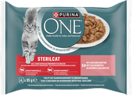 Foto van Purina One Kattenvoer sterilcat zalm-wortel