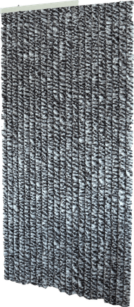Chenille deurgordijn 90 x 200 cm Foto van Chenille deurgordijn 90 x 200 cm