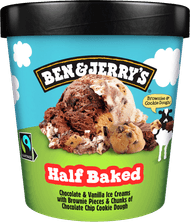 Ben & Jerry's Half baked Foto van Ben & Jerry's Half baked