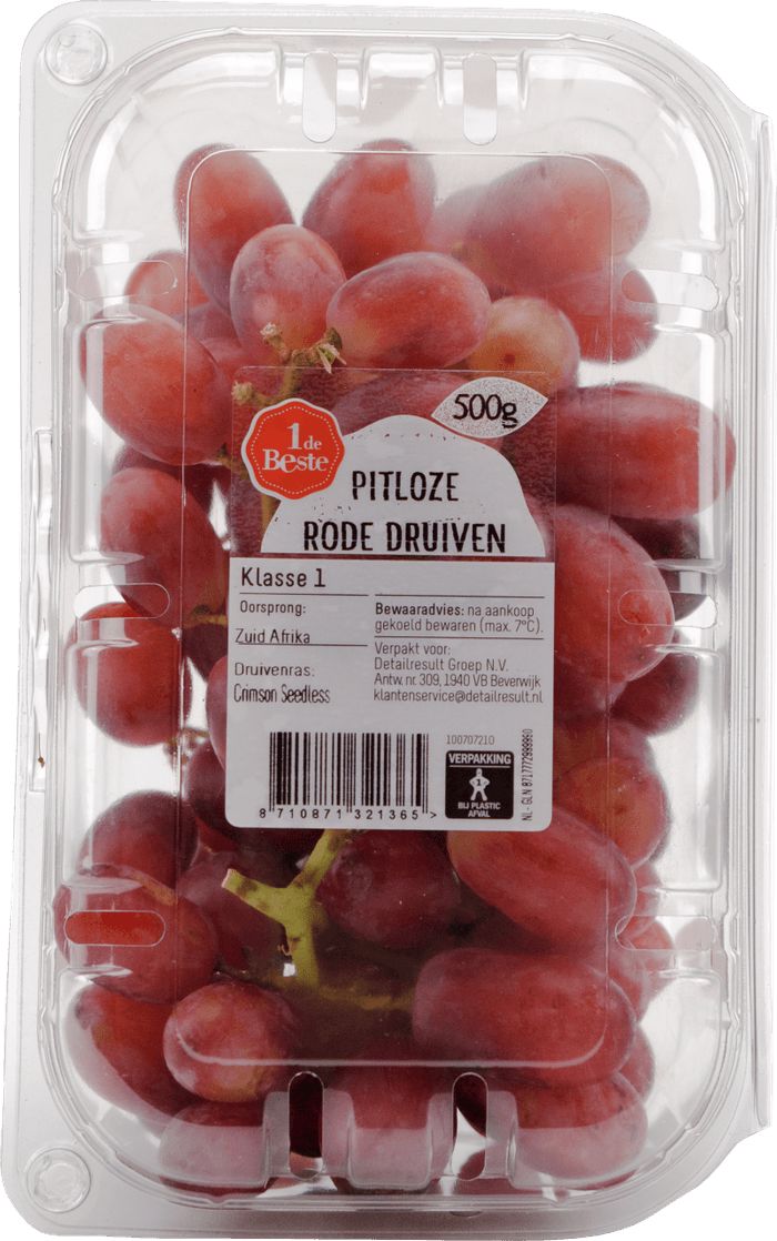 Pitloze rode druiven