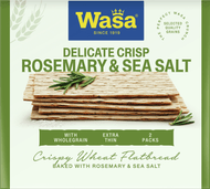 Wasa Delicate crisp rosemary & sea salt Foto van Wasa Delicate crisp rosemary & sea salt