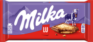 Milka Chocolade biscuit tablet lu Foto van Milka Chocolade biscuit tablet lu