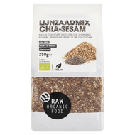 RAW Organic Food Lijnzaadmix chia sesam Foto van RAW Organic Food Lijnzaadmix chia sesam