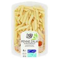 Daily Chef Penne gerookte zalm Foto van Daily Chef Penne gerookte zalm