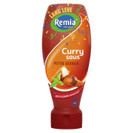 Remia Curry saus pittig gekruid Foto van Remia Curry saus pittig gekruid
