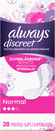 Always Discreet inlegkruisjes urineverlies normaal Foto van Always Discreet inlegkruisjes urineverlies normaal