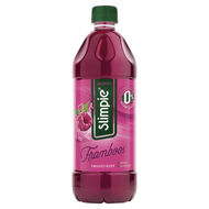 Slimpie Limonadesiroop framboos Foto van Slimpie Limonadesiroop framboos