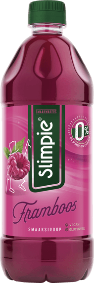Foto van Slimpie Limonadesiroop framboos