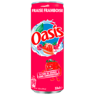 Aardbei framboos 6x33 cl max. 144 blikken per klant Foto van Aardbei framboos 6x33 cl max. 144 blikken per klant